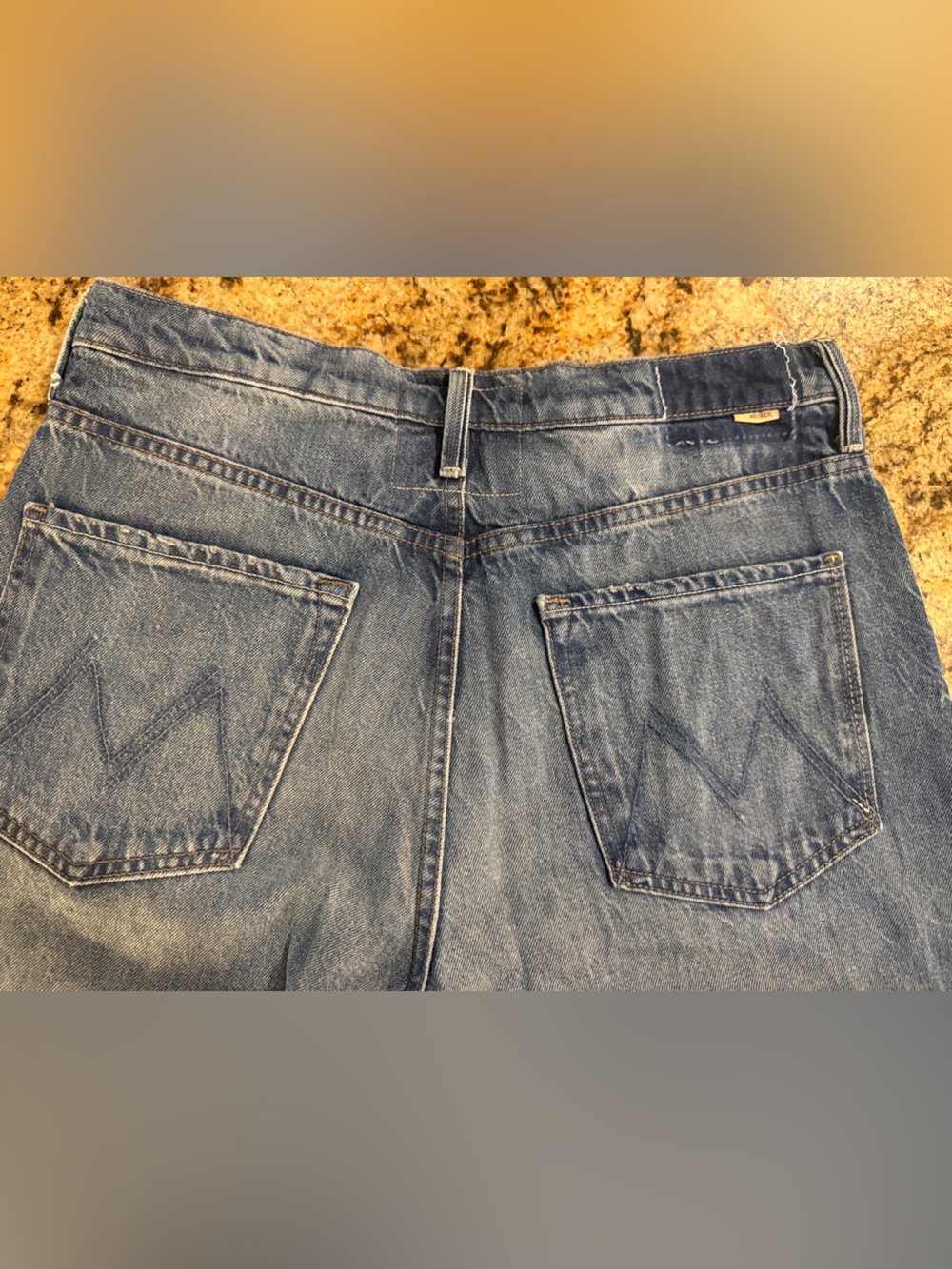 Anthropologie MOTHER The Ditcher Roller High Rise Wide Leg Jeans EUC Size 30 - Picture 8 of 12
